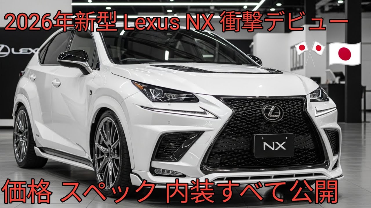 Представлен новый Lexus NX 2026 года. Обнародованы расширенные возможности гибридных и подключаем...