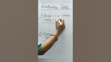 subtraction without borrowing - maths tips & tricks #maths #subtraction  #cocotoystar #mathstricks