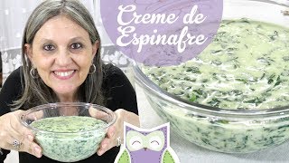 Creme De Espinafre - Receitas Da Mãe Coruja
