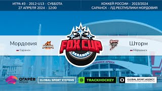 Матч №3 • Мордовия — Шторм • Fox Cup 2012-U13  • ЛД Республики Мордовия • 27 апреля 2024 в 12:00