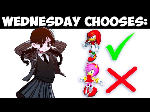 Zero Two Dodging meme - Wednesday Chooses Sonic