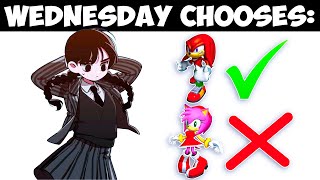 Zero Two Dodging meme - Wednesday Chooses Sonic
