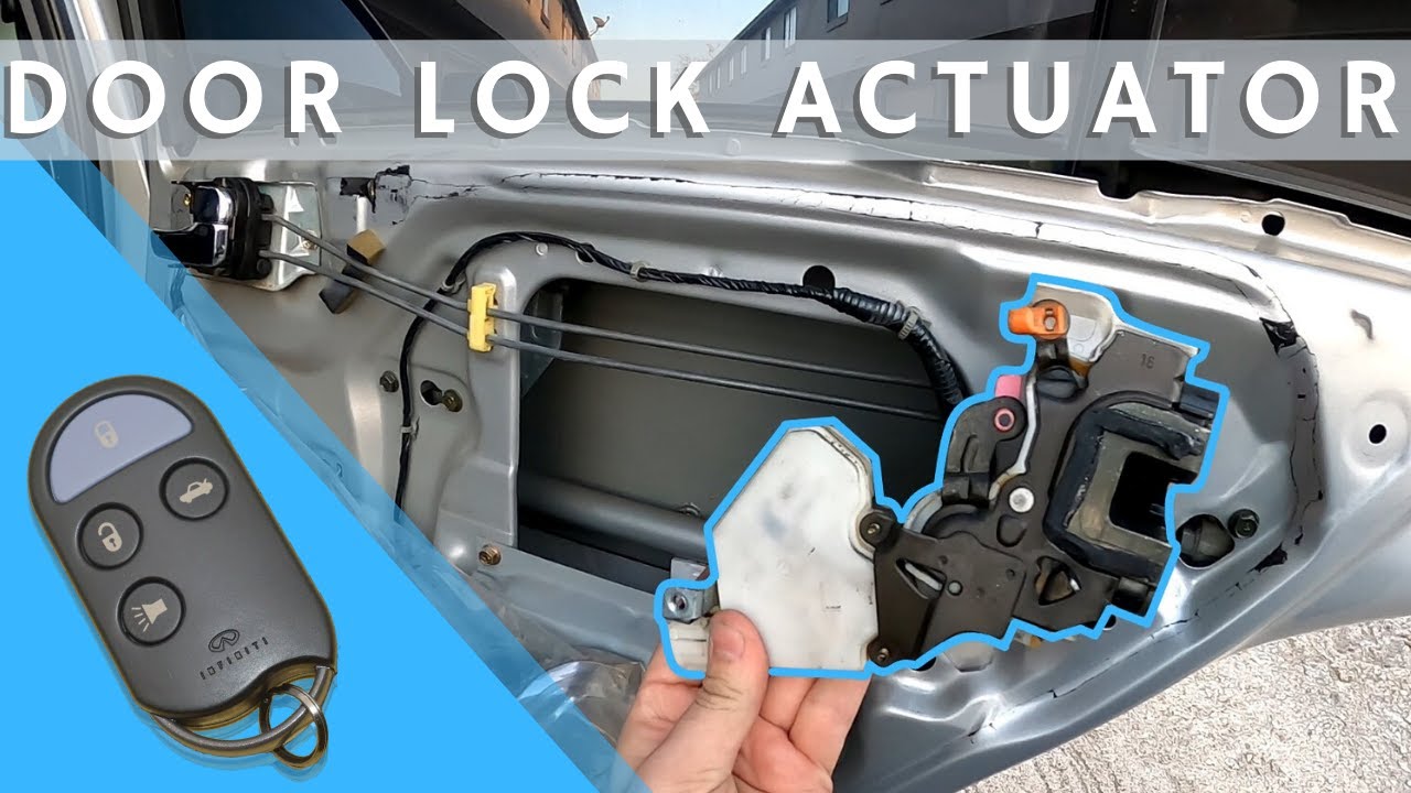 Nissan/Infiniti A32 Door Lock Actuator Swap - YouTube