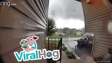 Tornado Passes Over House || ViralHog