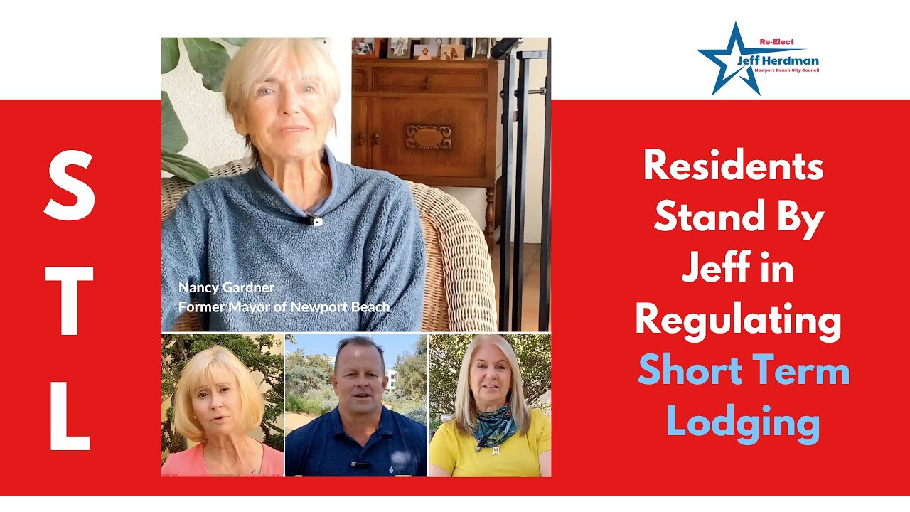 Residents Stand By Jeff in Regulating Short Term Lodging