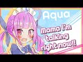 Minato Aqua - Aqua Caught Using a Moe Voice 【Hololive】