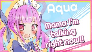 Minato Aqua - Aqua Caught Using a Moe Voice 【Hololive】
