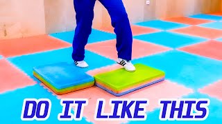 taekwondo step by | How to improve footwork in Taekwondo | How to do nerve and muscle training