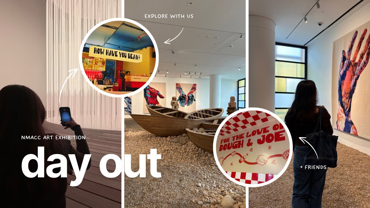 a fun day out in Mumbai | NMACC art exhibition, cafe visit, friends, quality time, & more!!