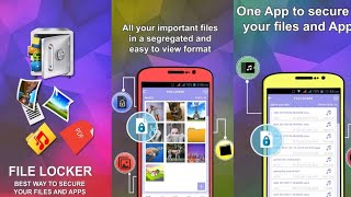 File Locker With App Locker - Password Protection | Password protect your personal files and apps screenshot 1
