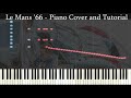 Le mans 66 theme  piano tutorial