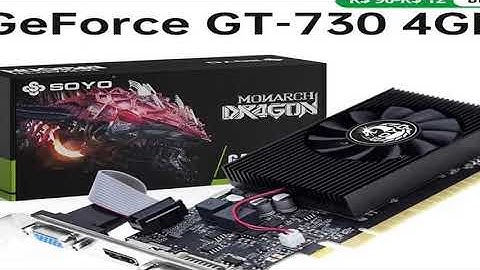 A must-have product! SOYO Geforce GT730 4GB Graphics Card GDDR3 GPU 128Bit HDMI-compatible VGA DVI