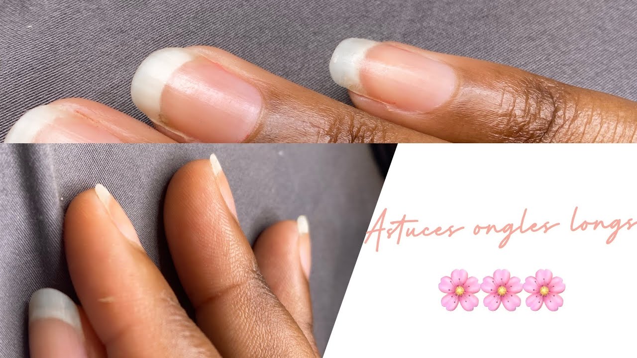 COMMENT AVOIR DES ONGLES LONGS ET FORTS RAPIDEMENT - YouTube