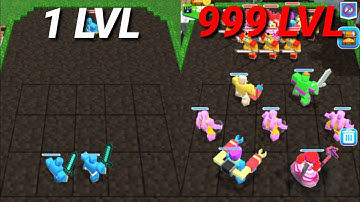 Merge Monster: Craft Runner - Merge Battle Gameplay (Max Level)
