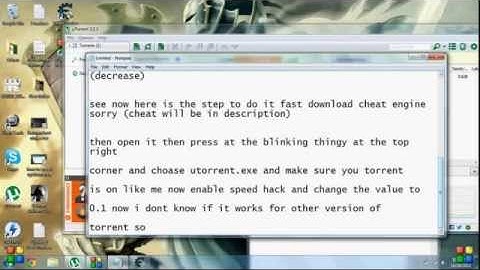 How to speed up Utorrent Up to 10mb Latest 2014 hack with cheat engine works 100%)