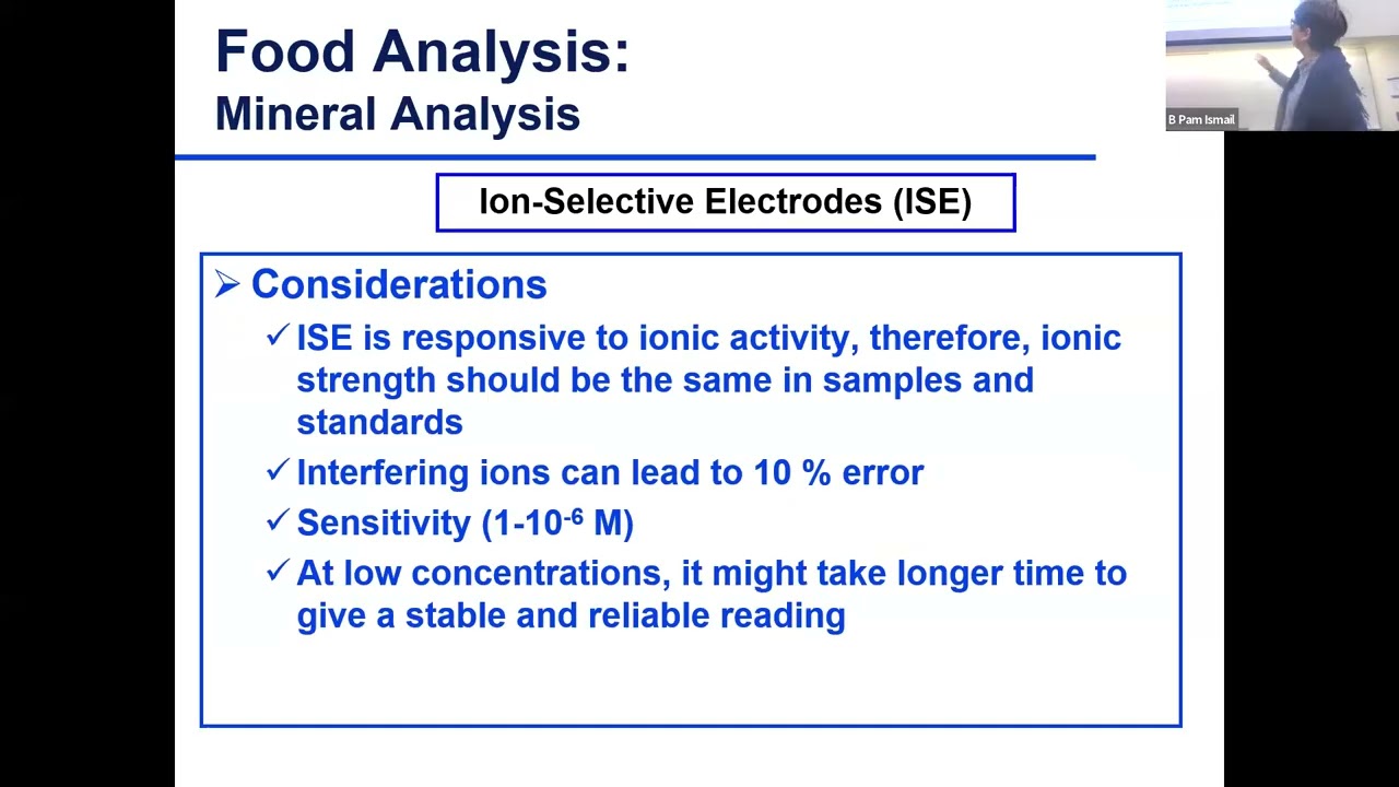 Food Analysis Recorded Lect 39 Dec 8 2025