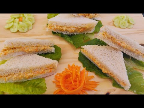 Chicken And Vegetable Sandwich Recipe by Simply Delectable