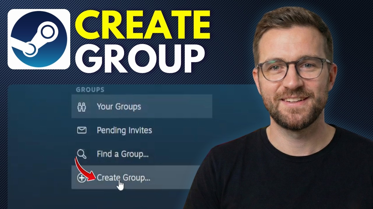 How To Create a Steam Group and Edit It (Step By Step 2026) - YouTube