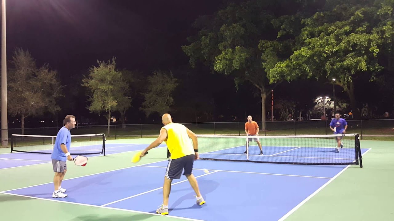 Pompano pickleball squad game YouTube