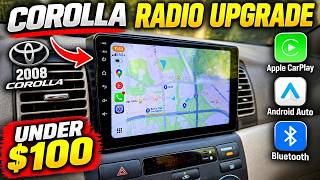Corolla radio upgrade, updated tech for under $100