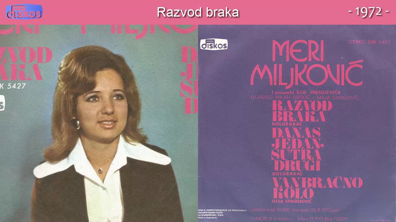 Mersa Miljkovic Meri - Razvod braka - (Audio 1972)