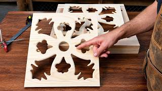 From Cracked Old Wood to an Incredible Masterpiece! Young Woodworker's Hand-Carved Furniture Project
