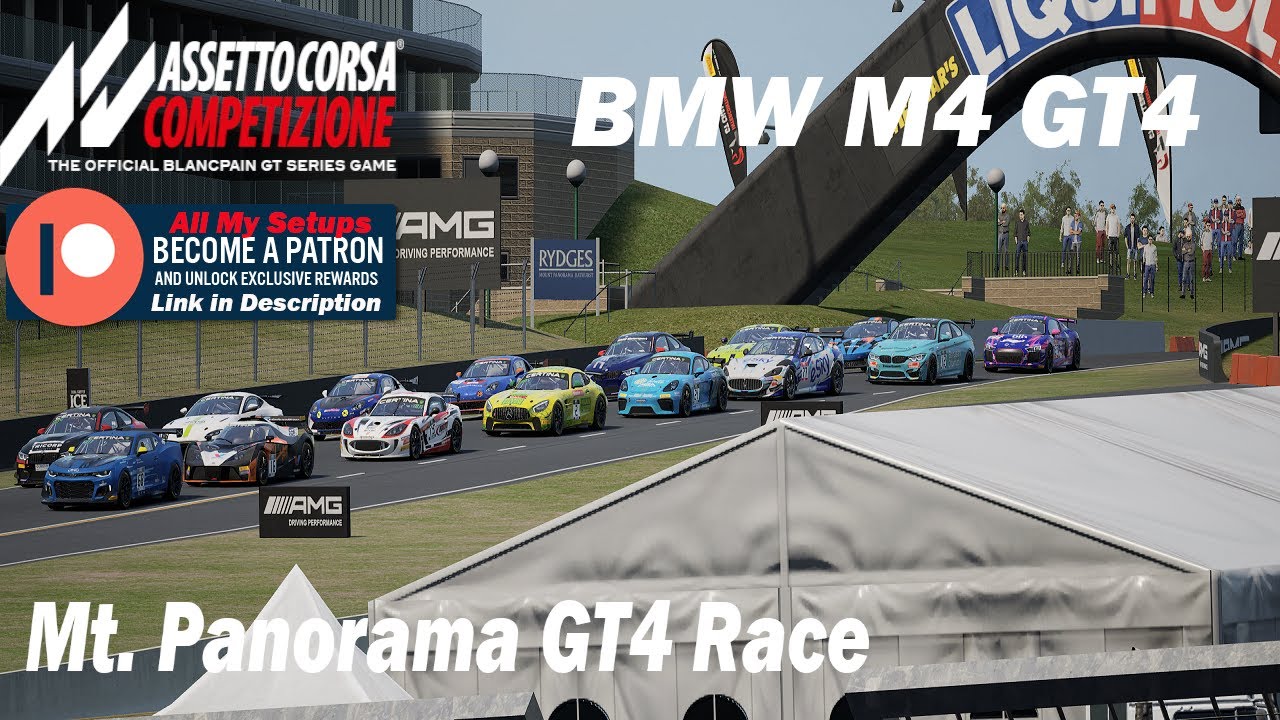 Assetto Corsa Competizione ACC Quick Race BMW M4 GT4 Setup at Mount ...