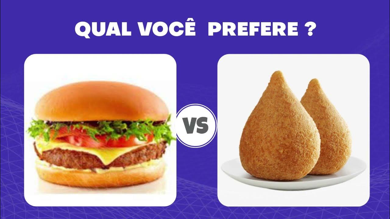 🔁O QUE VOCÊ PREFERE? 🍫 COMIDA DOCE vs 🍕 COMIDA SALGADA, Edição: Comida, Jogos das escolhas