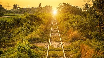 Railroad&Sunset Photoshop CC Tutorials 76 By Stopbox [Photoshop CC,Nik Software,knoll light]