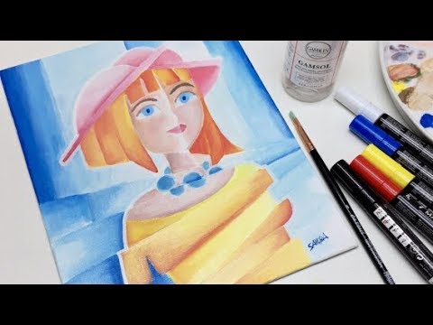 Using Oil Based Markers for the First Time // Smart Art July 2018 