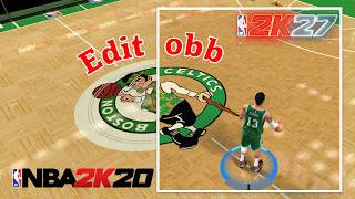 NBA 2K20 Mobile：Edit obb - TD Garden