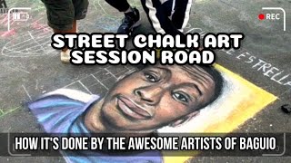 CHALK ART IN SESSION ROAD || A must see attraction sa Baguio City every Sunday!