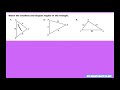 Name the smallest and largest angles of the triangles. Triangle Inequality Theorem