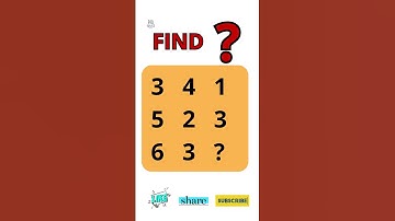 What’s the Missing Number? #26 IQ QUIZ DAILY #quiz #quiztime #quizgames