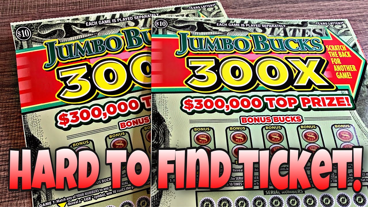Jumbo Bucks 300X Profit! 💵 Texas Lottery Scratch Off Tickets YouTube