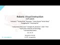 자, 잘 봐. 이게 화살표라는거야↗️↙️↘️⬇️↙️. 이대로만 하면 돼💫 Robotic Visual Instruction (CVPR 2025)