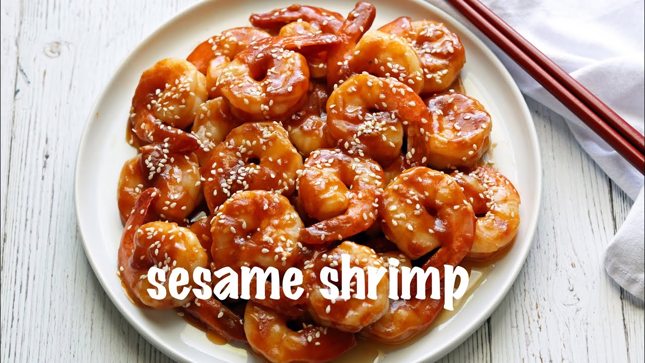 Honey Garlic Sesame Shrimp
