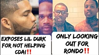 600 Breezy Exposed Lil Durk & Others For Not Looking Out For Cdai & Only Helping Rondonumbanine