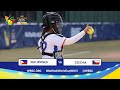 Highlights  game 1  philippines vs czechia  i wbsc u15 womens softball world cup