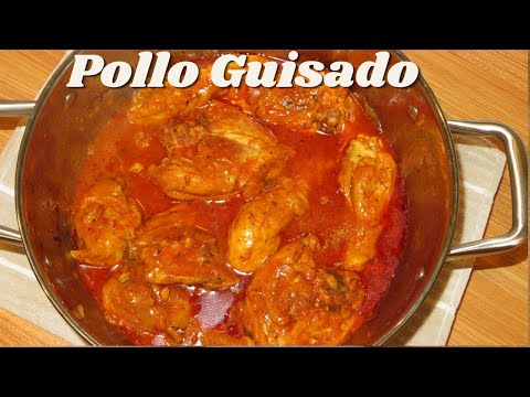 Como Hacer un Rico y Fácil Pollo Guisado Jugoso y con sazón delicioso!