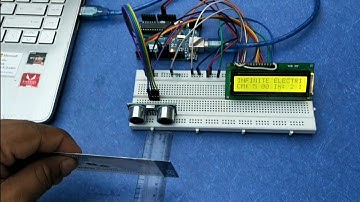 How to interface lcd and ultrasonic with Arduino l Distance measurements project