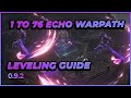 Last epoch  level 1 to 76 echo warpath void knight  leveling guide  092