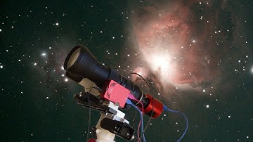 Live Stack View of Horsehead, Rosette, and M42 Orion Nebula with Zoom Lens and ASi294MC Pro.