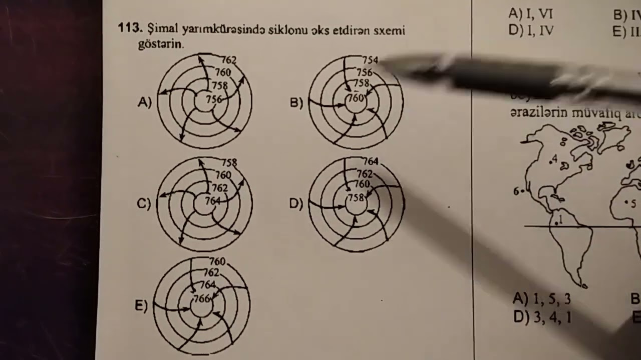 DİM - Atmosfer bölməsinin qrafikli sualları (Qarayev Xanəhməd)