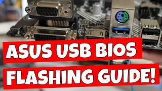 ASUS Prime B450 M K II mk2 NO CPU USB BIOS Flash Guide