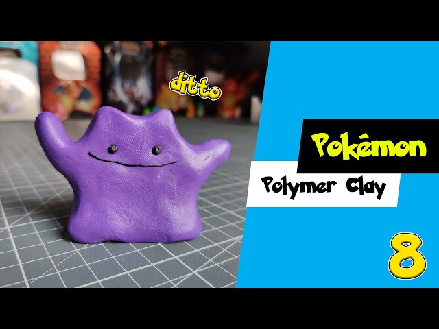 DIY ┃ Ditto (Pokemon Quest) - super light clay Tutorial ┃Clay Figure┃BOADDA  clay 