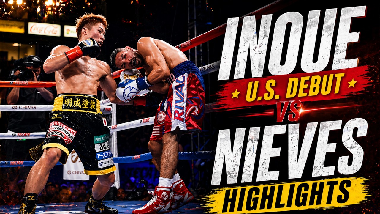 Levy Inoue Inoue returns to corner mid round! 😅 24 year old Monster's US Debut ...