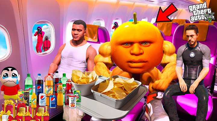 Franklin Playing Squid Game Challenge To Enjoy First Flight With U DIN DIN DIN DUN In GTA 5!