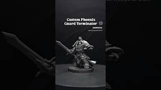 Kitbashed Phoenix Guard Terminator #warhammer #warhammer40k #kitbash #emperorschildren #minipainting
