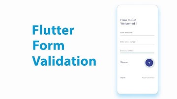 Form validation package in Flutter / Paquete de validación de formulario en Flutter